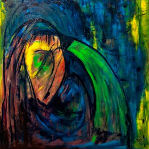 L’inconnue – 30 x 30 po