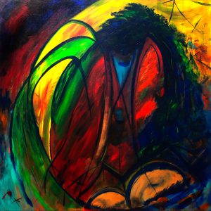 L’un dans l’autre – 36 x 36 po
