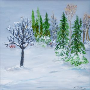 Matin du2019hiver u2013 16u00d716 po