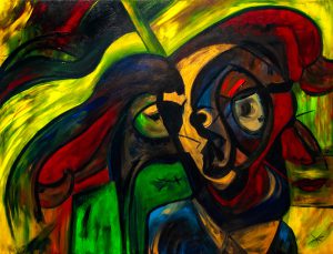 Rencontre inattendue – 48 x 36 po