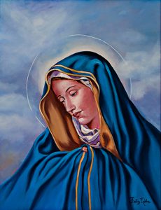 Vierge compatissante – 22X26 po