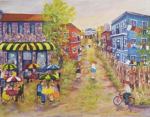 Au coin de la ruelle – 14×18 po