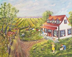 Avez-vous vu mon veau -16x20po