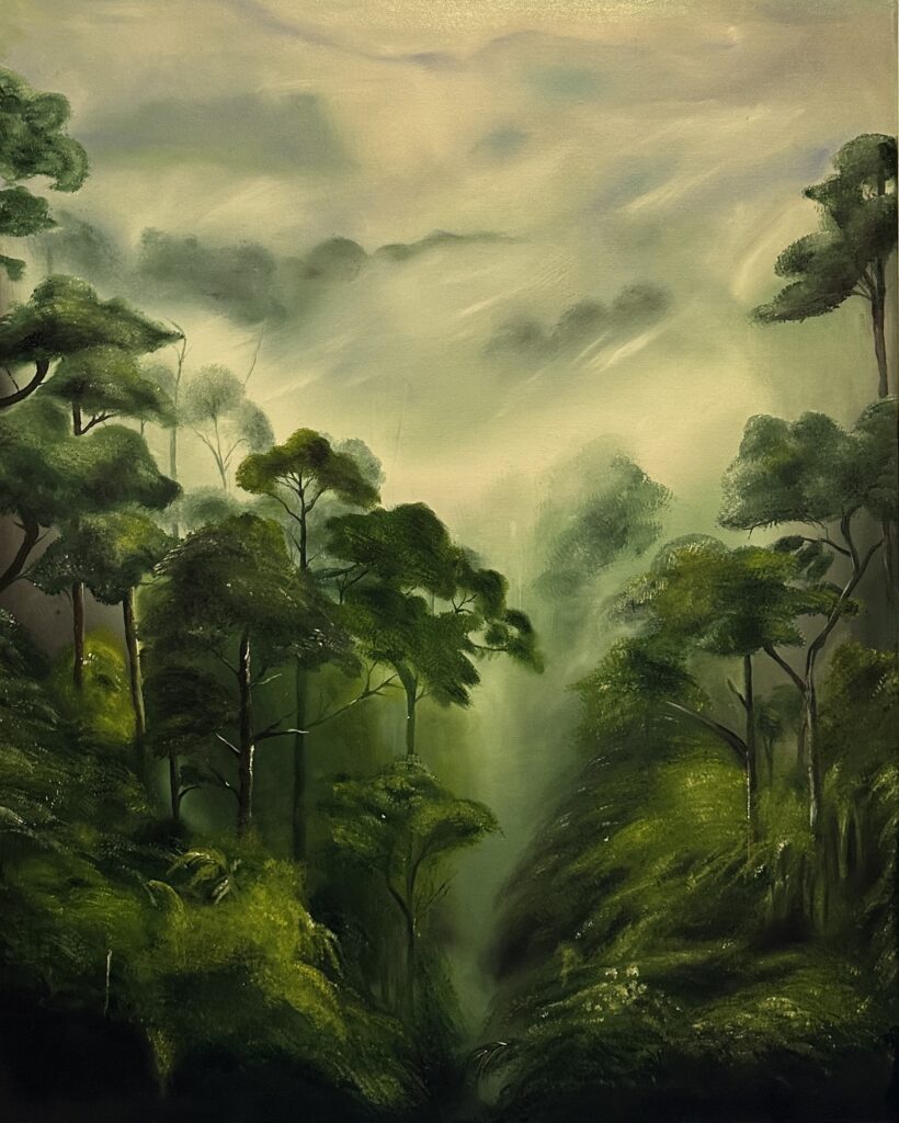 Green world – 24 x 30 po