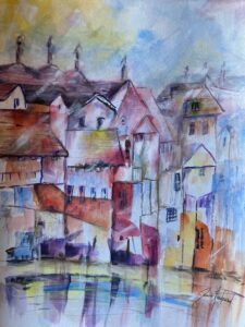 Un matin brumeux – 14 x 10 po
