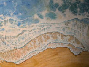 La plage 18x22 po