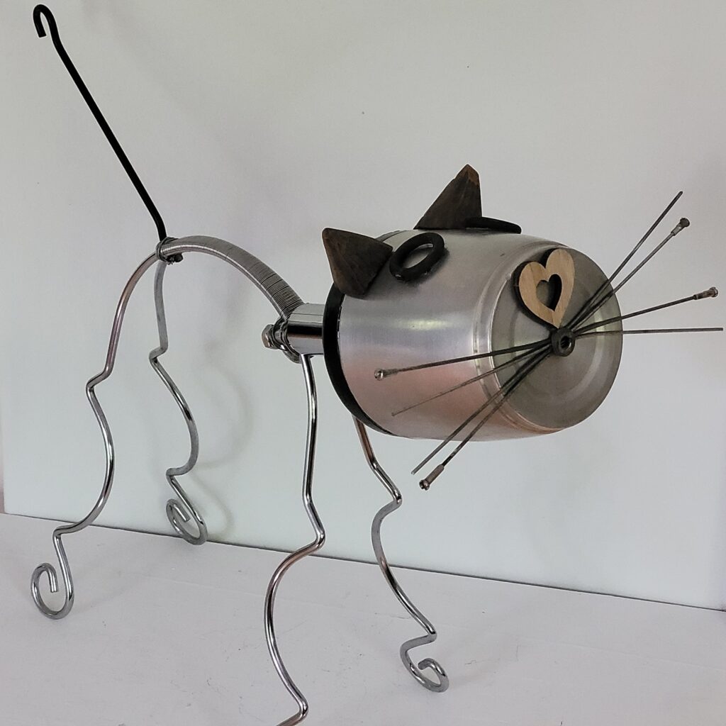 Chat dos rond – 17×19 po