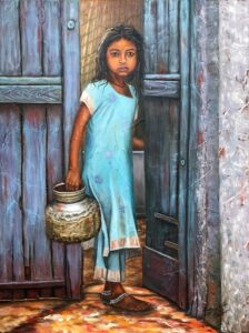 La beauté de l’Inde – 24×18 po