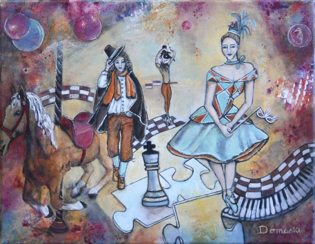 Le rideau se lève – 11 x14 po