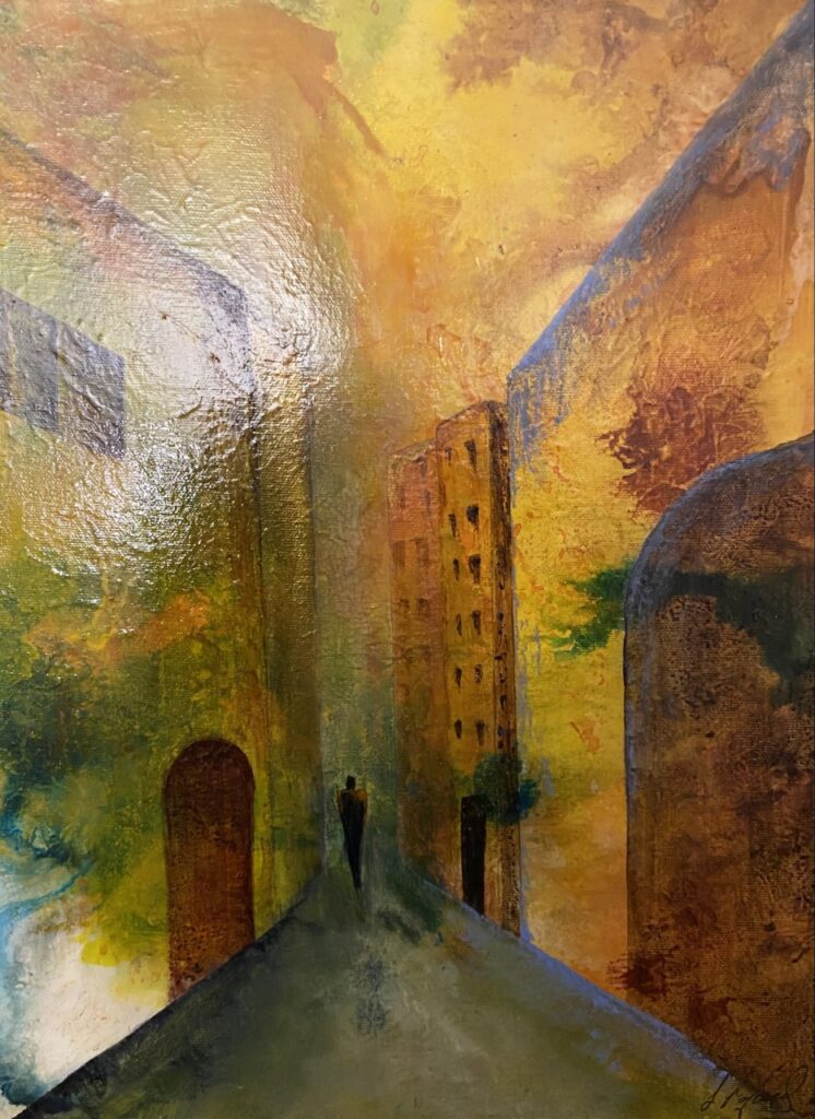 Mystérieux solitaire – 16×12 po