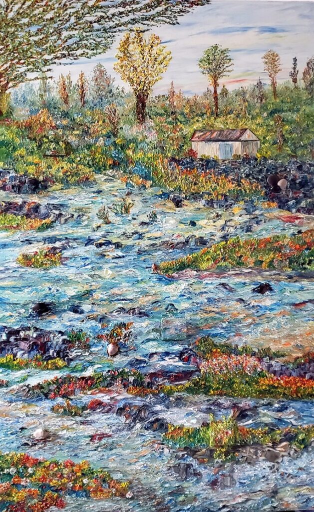 Paysage de l’eau – 48 x 30 po