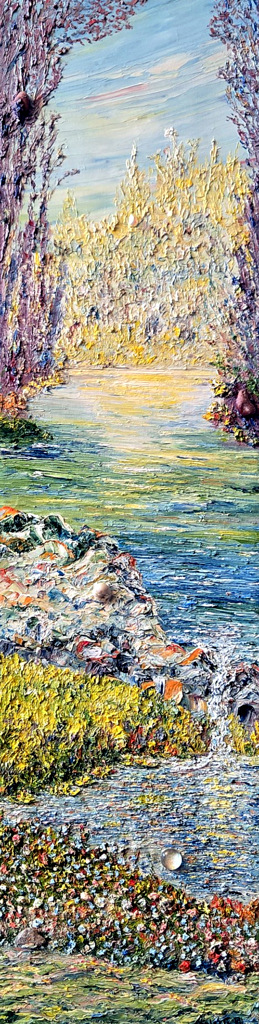Paysage elfique – 30 x 8 po