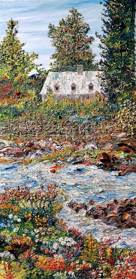 Sourire champêtre – 24 x 12 po