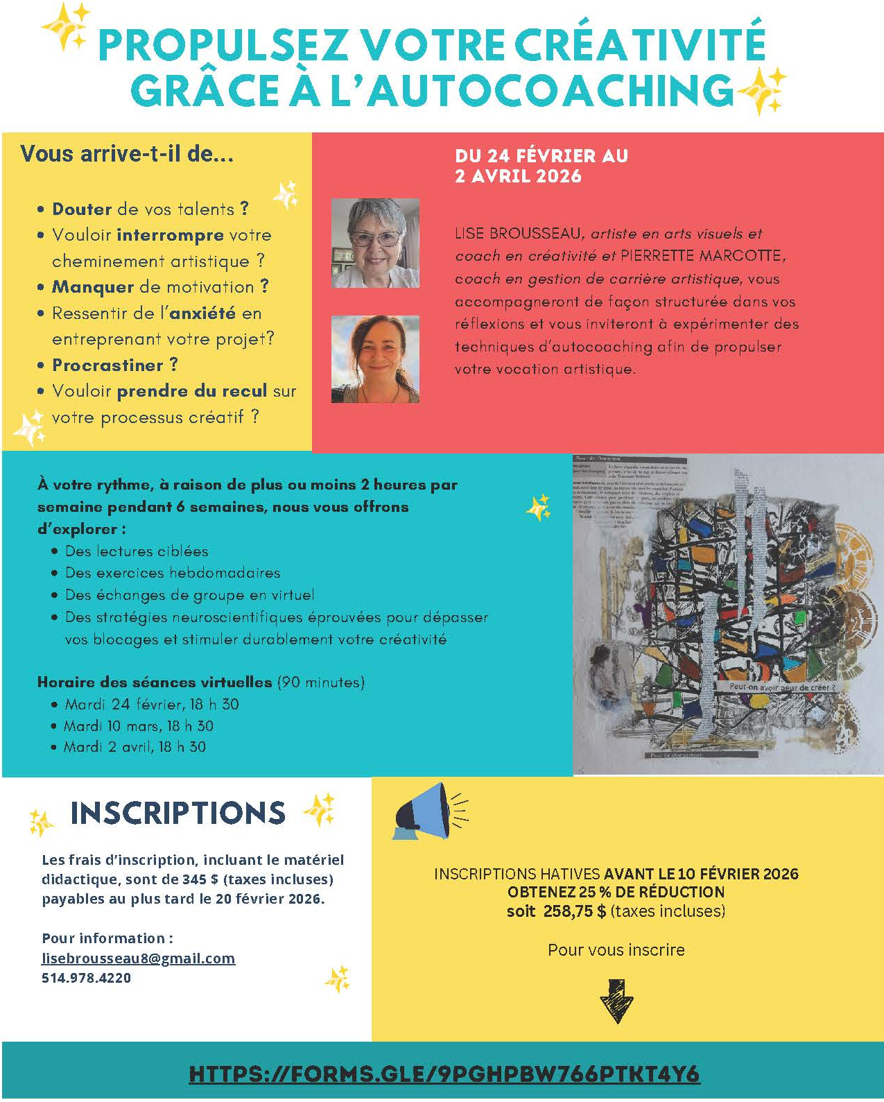 Auto coaching Lise Brousseau et Pierrette Marcotte