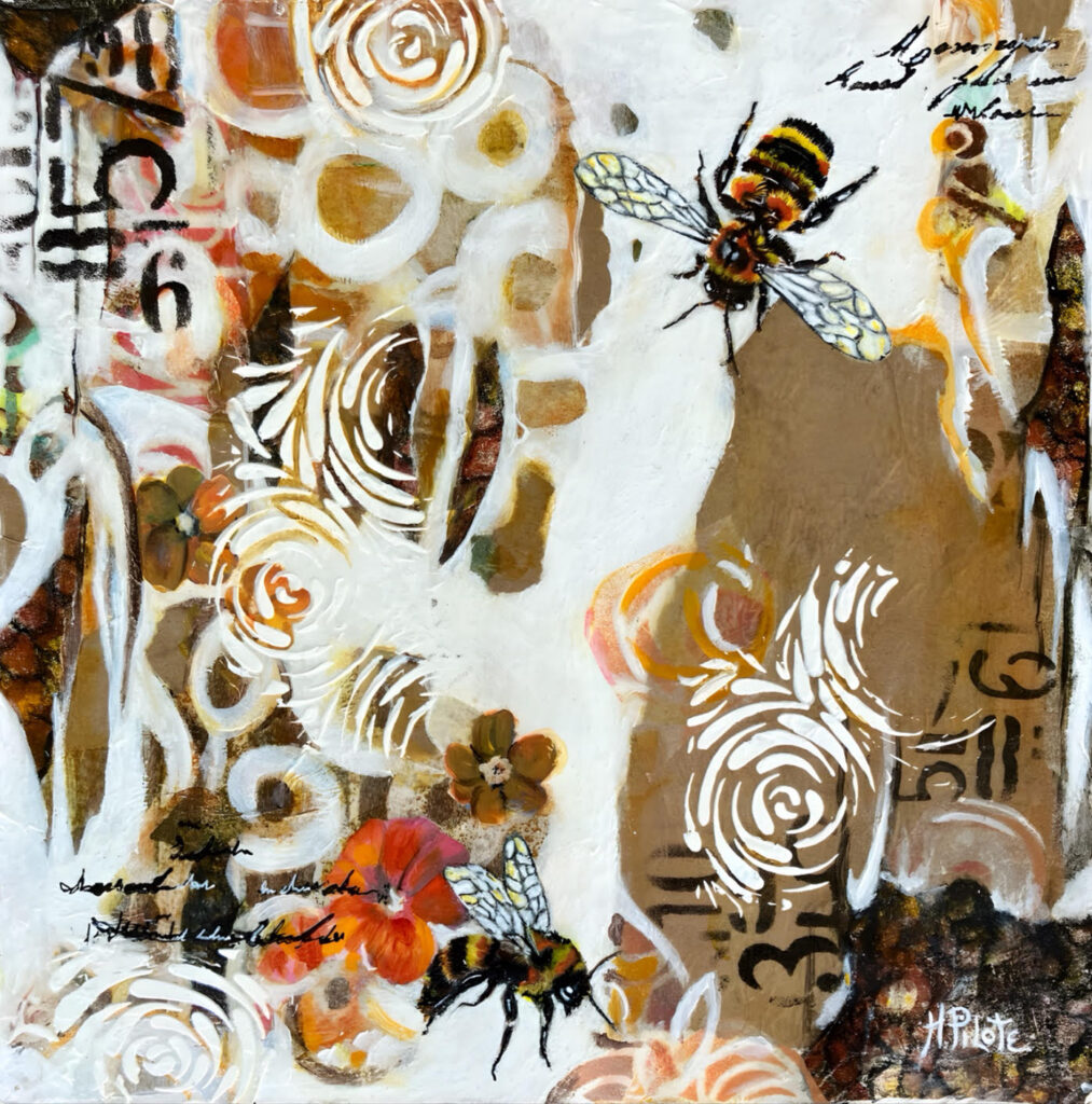 Chacun notre fleur – 12×12 po