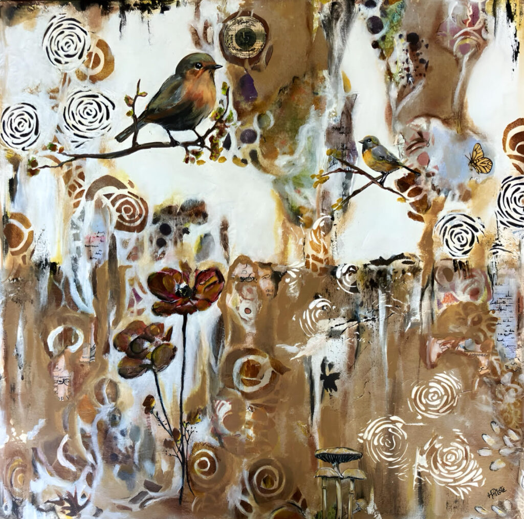 Vole de tes propres ailes – 24×24 po