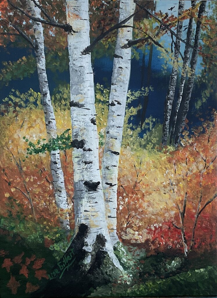 Les 3 dames blanches – 12x9po