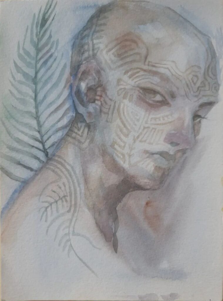 Dude tatouu00e9 u2013 5 x 8 po