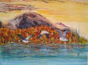 Le grand départ – 24 x 32 po