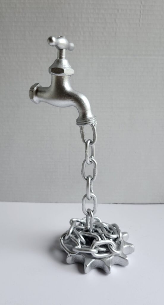 Robinet fuyant – 18×6 po